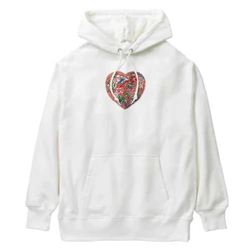 ハート紅型 Heavyweight Hoodie