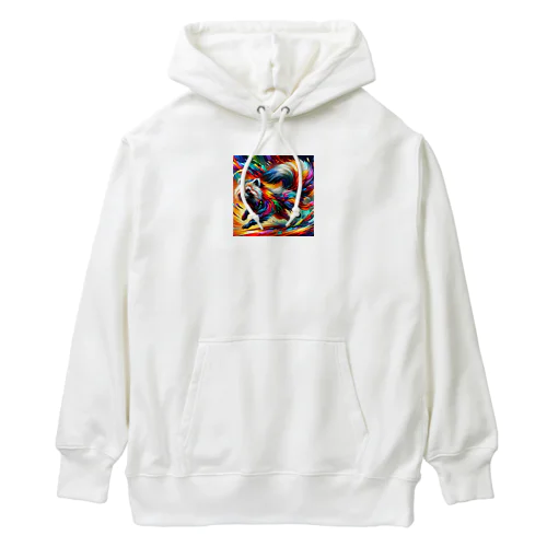 躍動するたぬき Heavyweight Hoodie