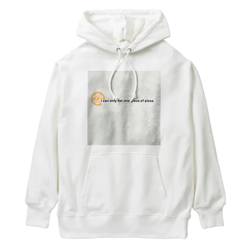 大きいピザは1ピース Heavyweight Hoodie