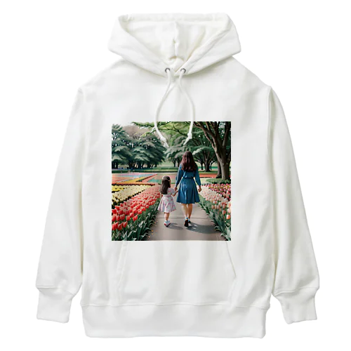 親子の温かさ Heavyweight Hoodie