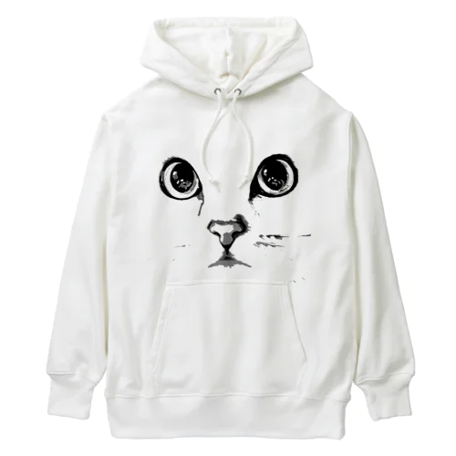 胴長にゃんこライム Heavyweight Hoodie