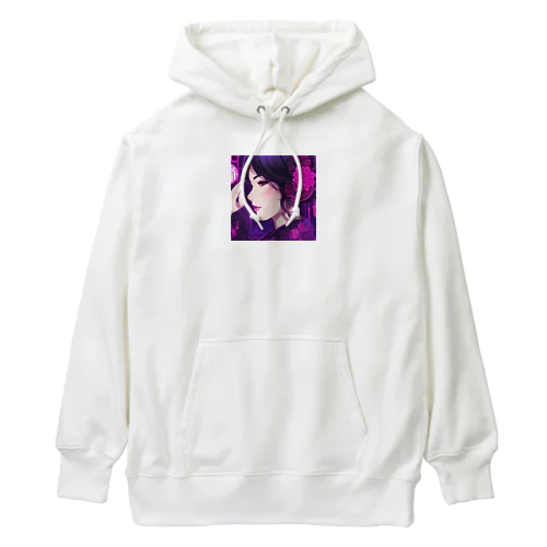 和風サイバーデザイン Heavyweight Hoodie