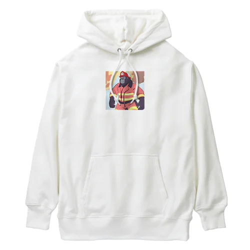 ゴリラ消防士 Heavyweight Hoodie