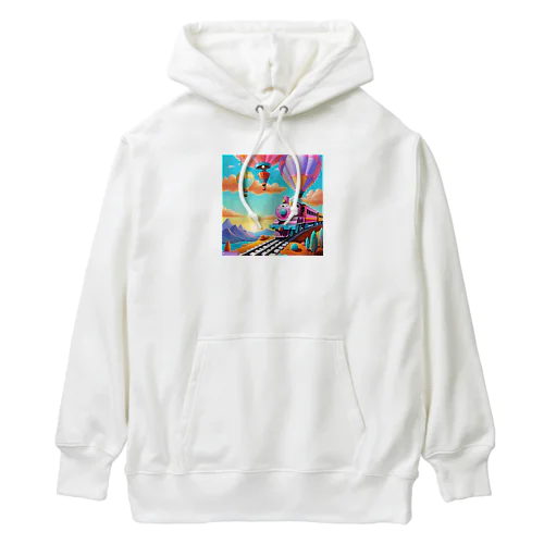 幻想的な電車1号 Heavyweight Hoodie