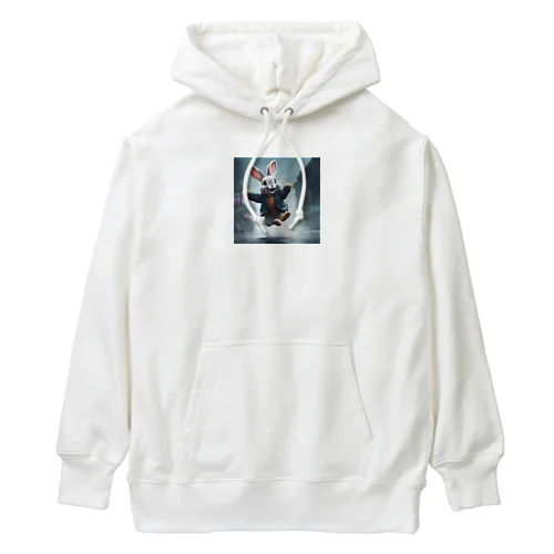 雨の日もはっぴーらびっと Heavyweight Hoodie