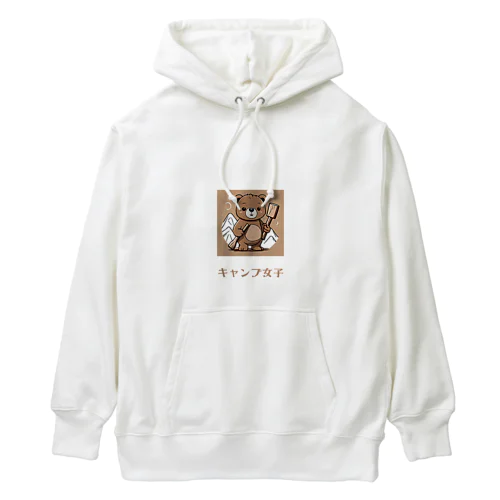 薪割りくまちゃん Heavyweight Hoodie