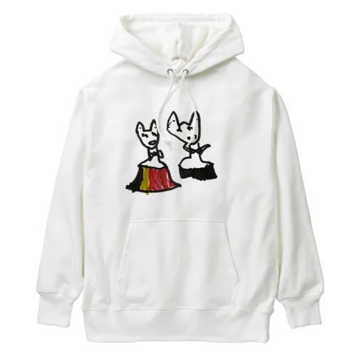 おやまのきつねのおんなのこ Heavyweight Hoodie