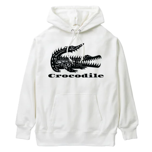 トライバルクロコダイル Heavyweight Hoodie