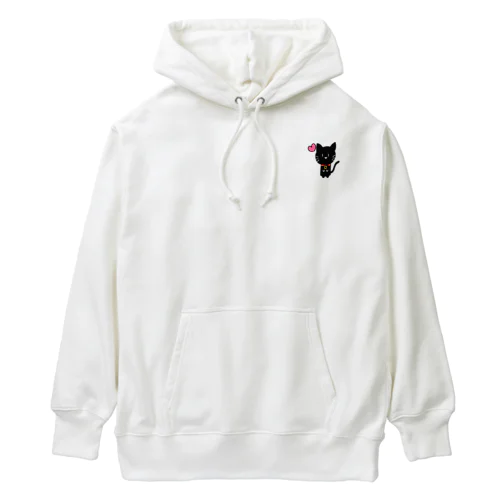 ねこ日和（黒猫） Heavyweight Hoodie