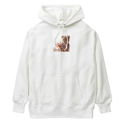 はなとくま　～flower and bear～ Heavyweight Hoodie