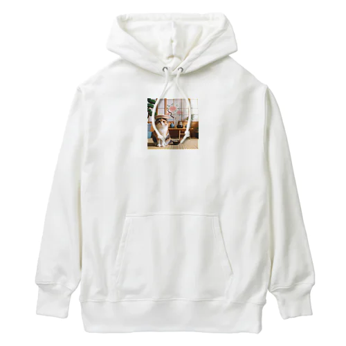 ラーメン猫３ Heavyweight Hoodie