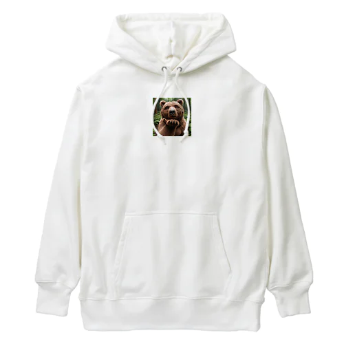 熊、クマ、ベアー Heavyweight Hoodie