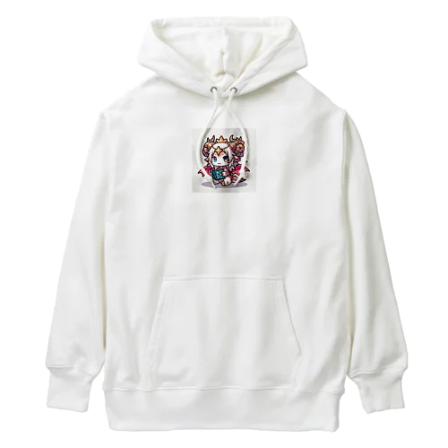 かわいいドラゴンのイラスト Heavyweight Hoodie