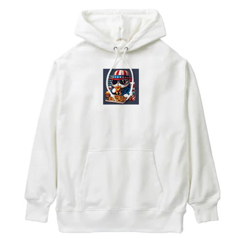 ファンキーなファット猫 Heavyweight Hoodie