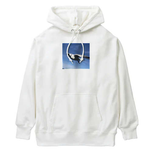 こっち見てる！かもめ Heavyweight Hoodie