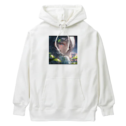 銀髪美女クローズアップシリーズ1 Heavyweight Hoodie