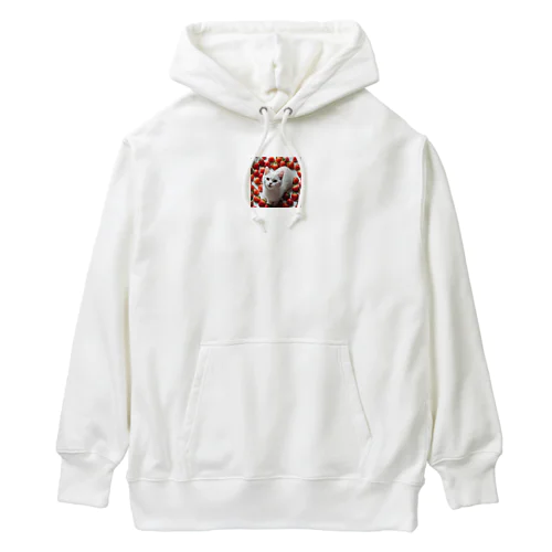 いちごねこ・スクエア Heavyweight Hoodie