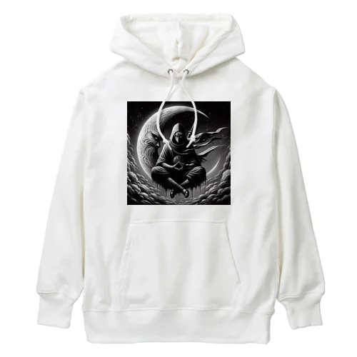 忍びの月 Heavyweight Hoodie