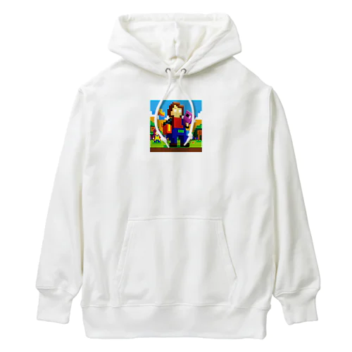 ドット君冒険の始まり Heavyweight Hoodie