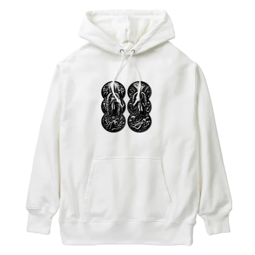 天使と堕天使 Heavyweight Hoodie