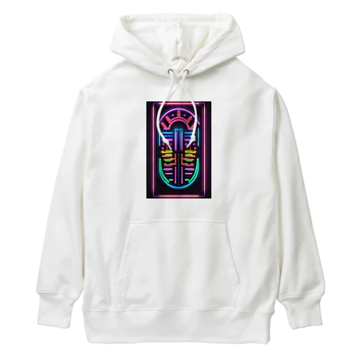 Abstract_Neonsign02 Heavyweight Hoodie