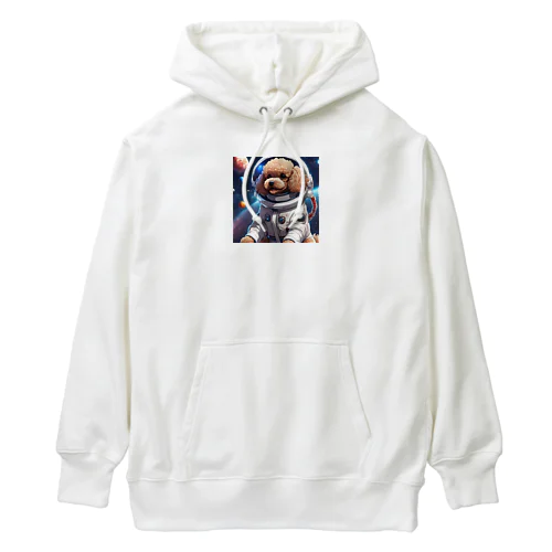 宇宙に挑戦するトイプードル Heavyweight Hoodie