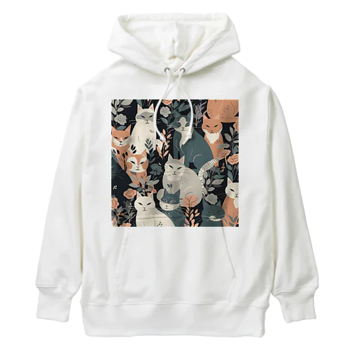 modern cat's Heavyweight Hoodie