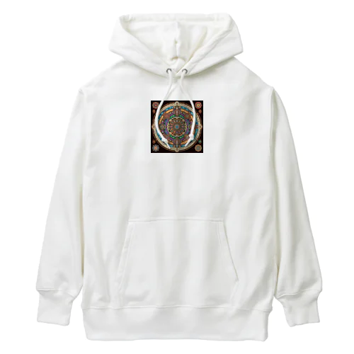 黒の曼荼羅 Heavyweight Hoodie