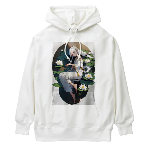 蓮花の少女 Heavyweight Hoodie