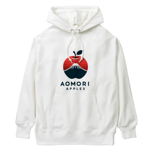 あおもりりんごと岩木山 Heavyweight Hoodie