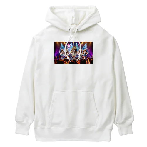 ライブで歌う天使たち Heavyweight Hoodie