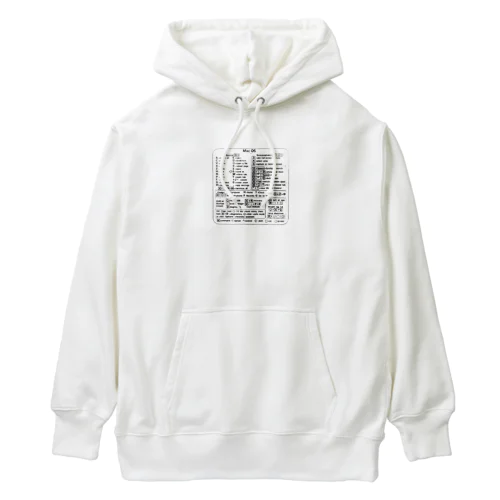 Mac OS ショートカットキー Heavyweight Hoodie