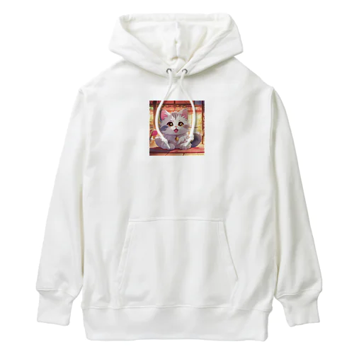 夕焼けにゃんにゃん Heavyweight Hoodie