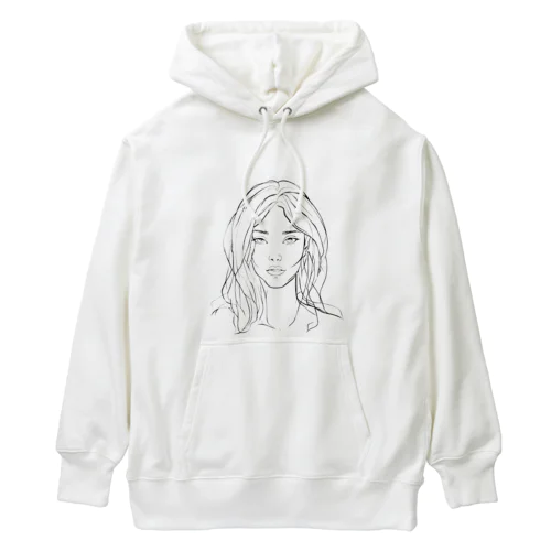 外国人女性 Heavyweight Hoodie