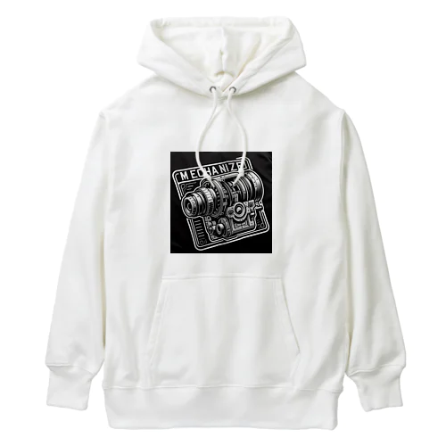 未来を感じる最高のお父さんへの贈り物！機械の進化が詰まった Heavyweight Hoodie