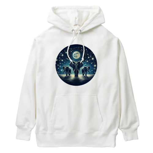 Night  Elephant Symphonic Heavyweight Hoodie