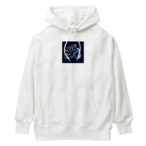 ラインアートバイク（スーパーバイク） Heavyweight Hoodie