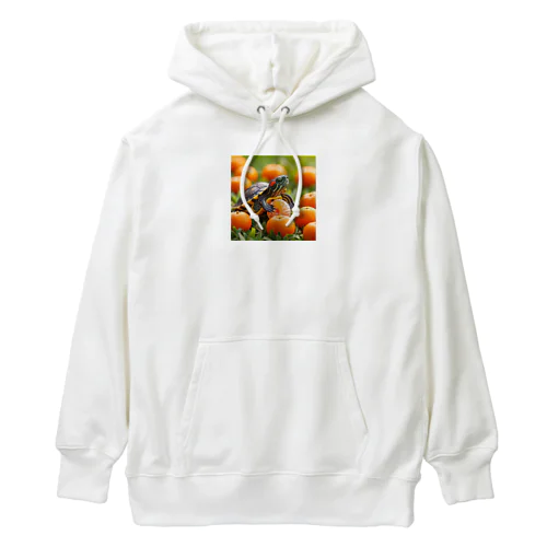 オレンジミドリガメ Heavyweight Hoodie