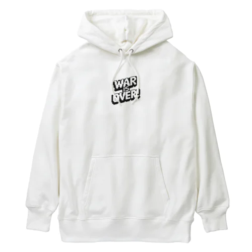 WAR IS OVER_01 Heavyweight Hoodie