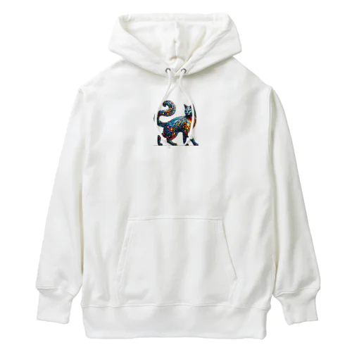 ガラス猫02 Heavyweight Hoodie