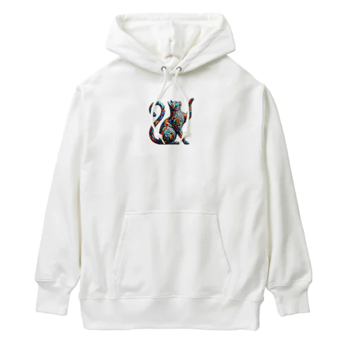 ガラス猫03 Heavyweight Hoodie