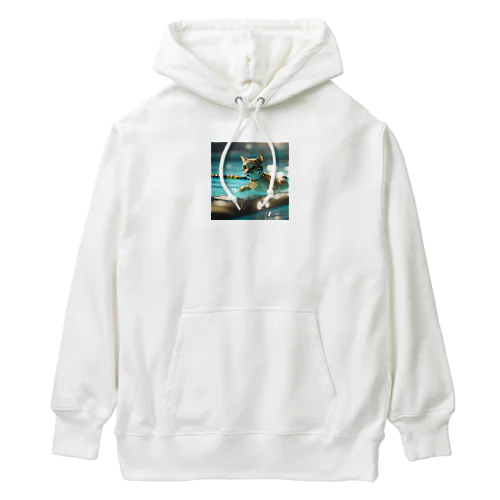 水中のメカット・トライアンフ Heavyweight Hoodie