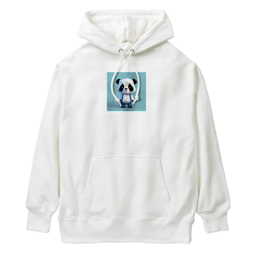 オーバーオール子パンダ Heavyweight Hoodie