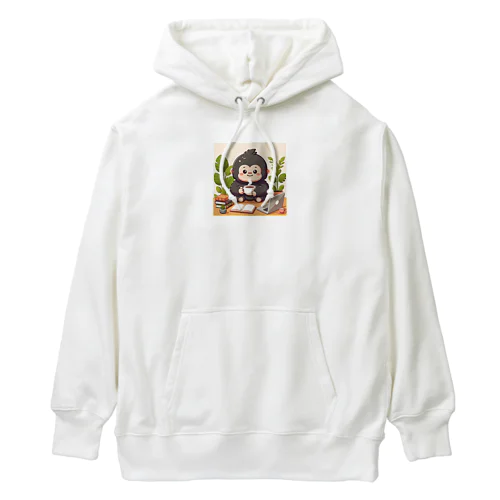 ほっこりコーヒーごりら君 Heavyweight Hoodie