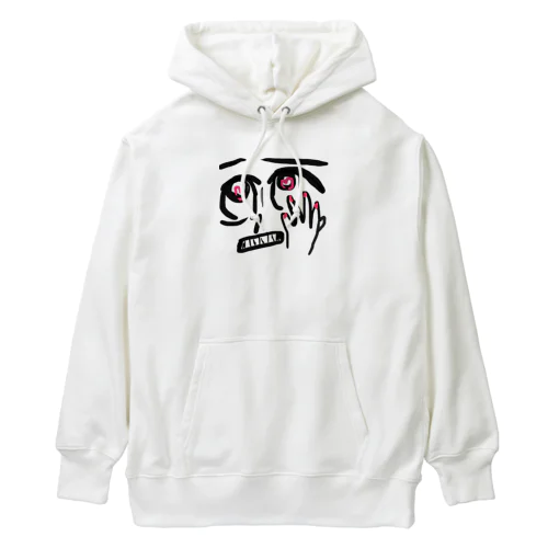 フジワラさんとこの娘。 Heavyweight Hoodie