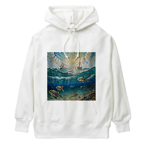 海の生き物 Heavyweight Hoodie