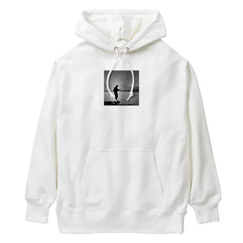 朝焼けの釣り Heavyweight Hoodie