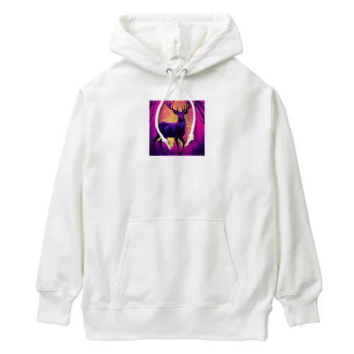 ネオンな鹿 Heavyweight Hoodie