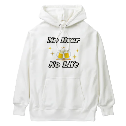 NO Beer　NO Life Heavyweight Hoodie