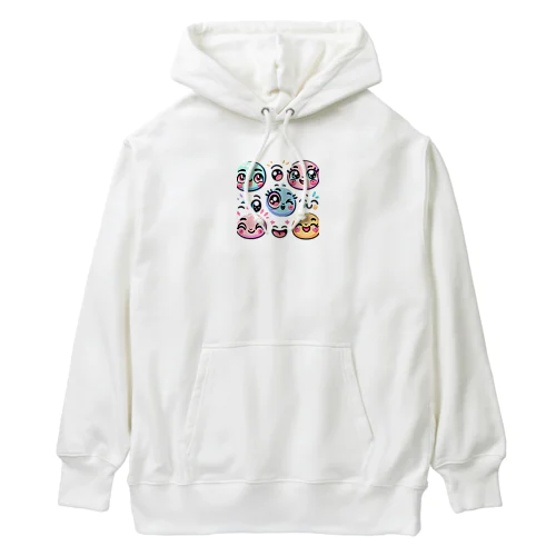 幸せを運ぶ【にこっぺ】 Heavyweight Hoodie